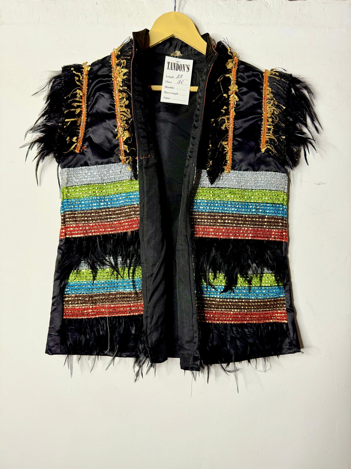 Embroidered vest