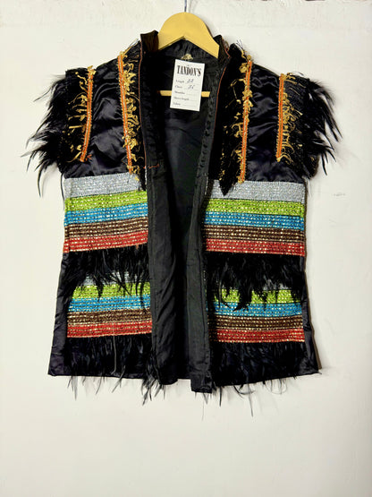 Embroidered vest
