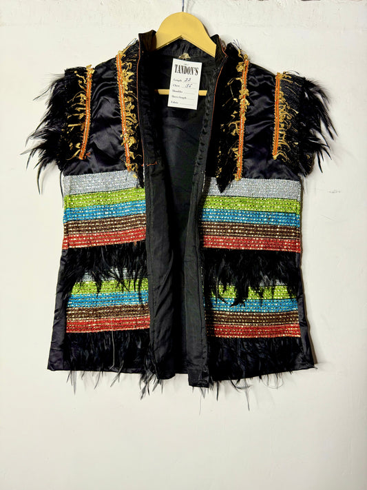 Embroidered vest