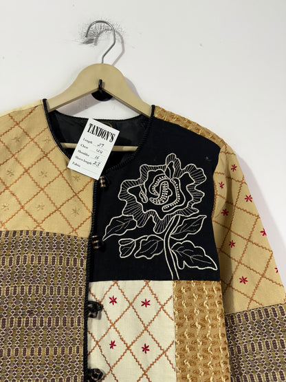 Patch Embroidered Vintage Jacket