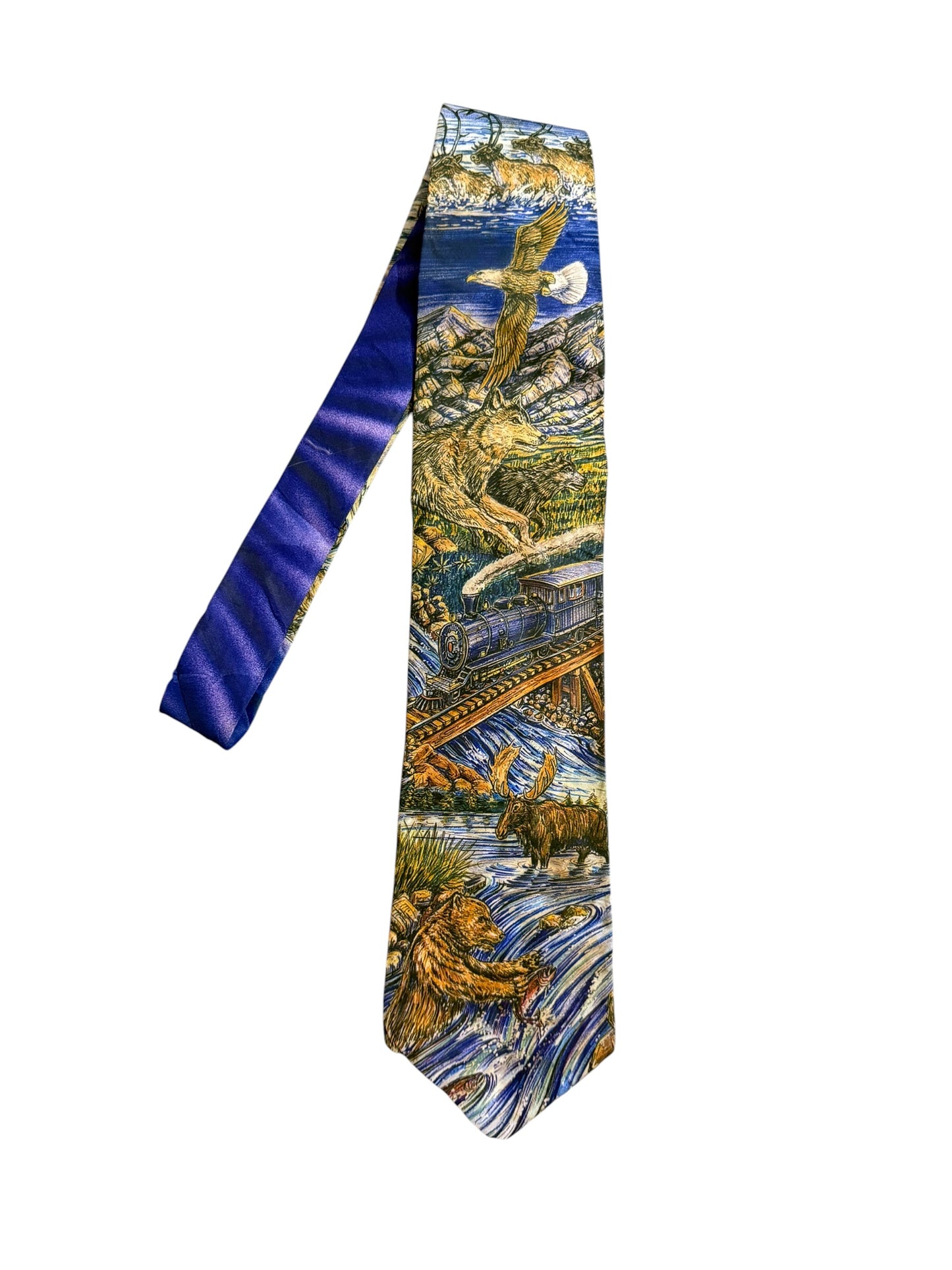 D’em Crazy  Vintage Silk Tie