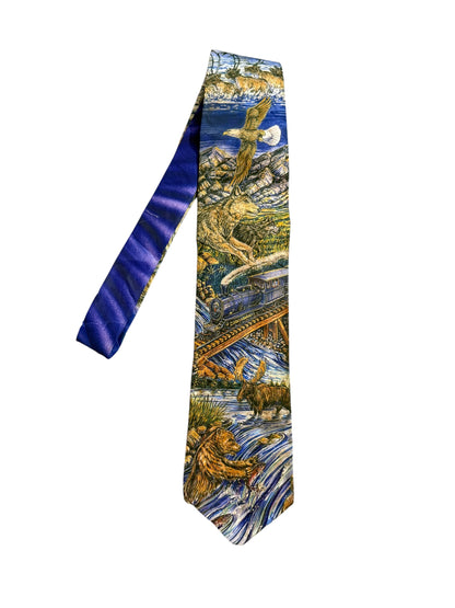 D’em Crazy  Vintage Silk Tie