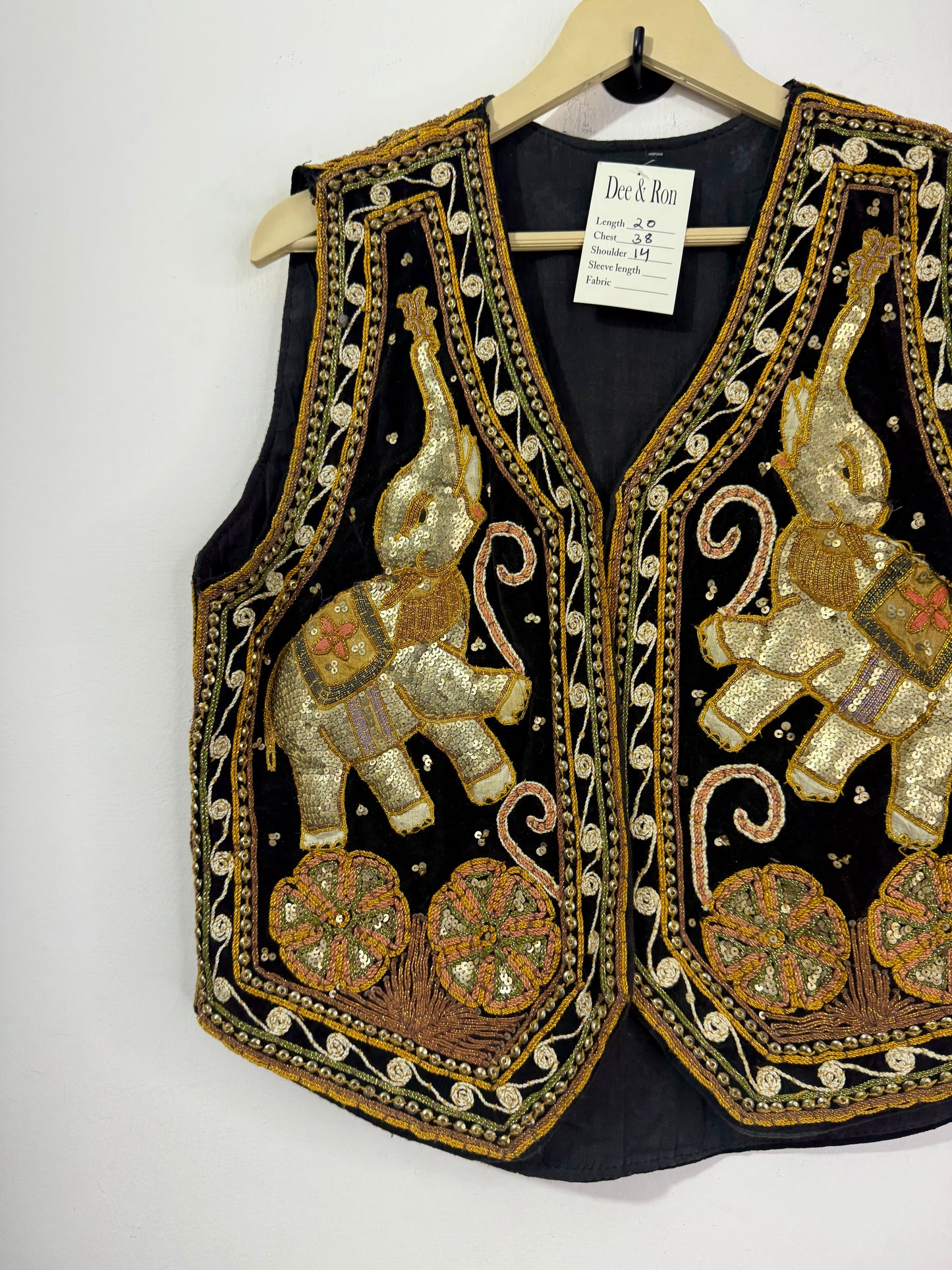 Embroidered Vintage Vest