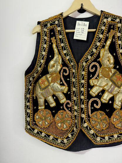 Embroidered Vintage Vest