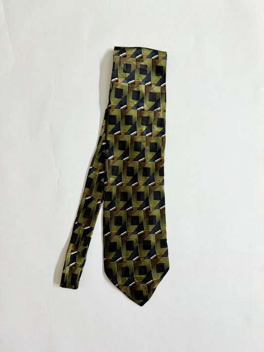 Facets Vintage Silk Tie