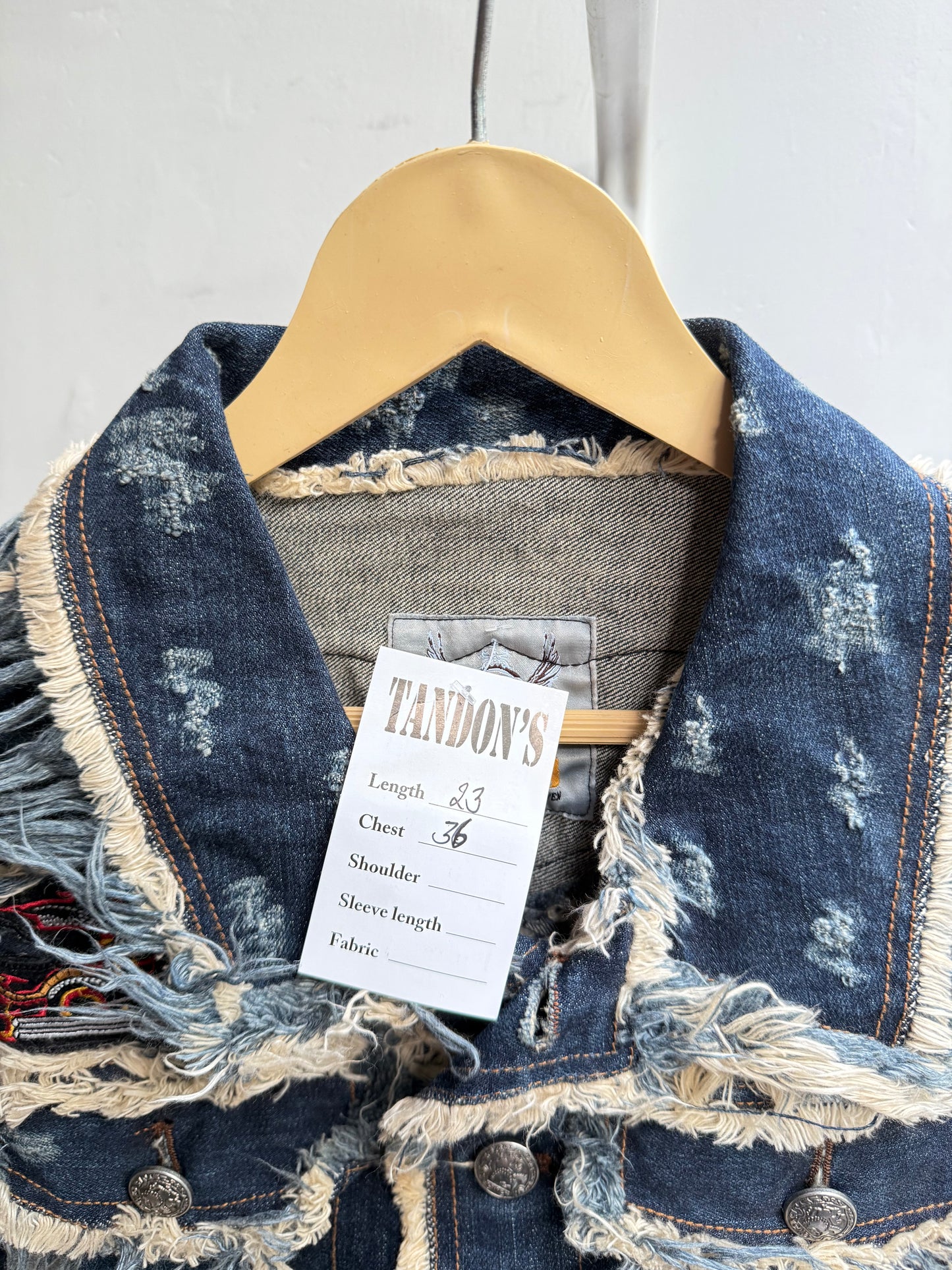 Ride With Pride Denim vest