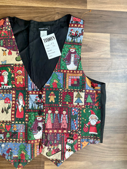 Christmas Print vest