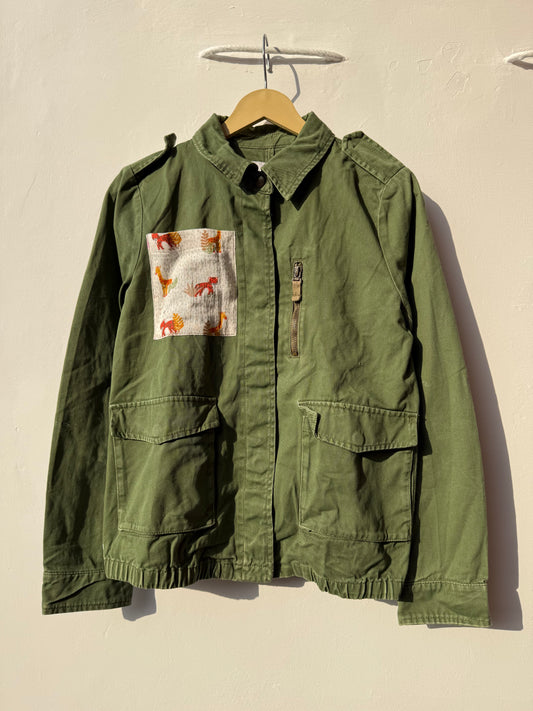 Customised patch Denim Jacket