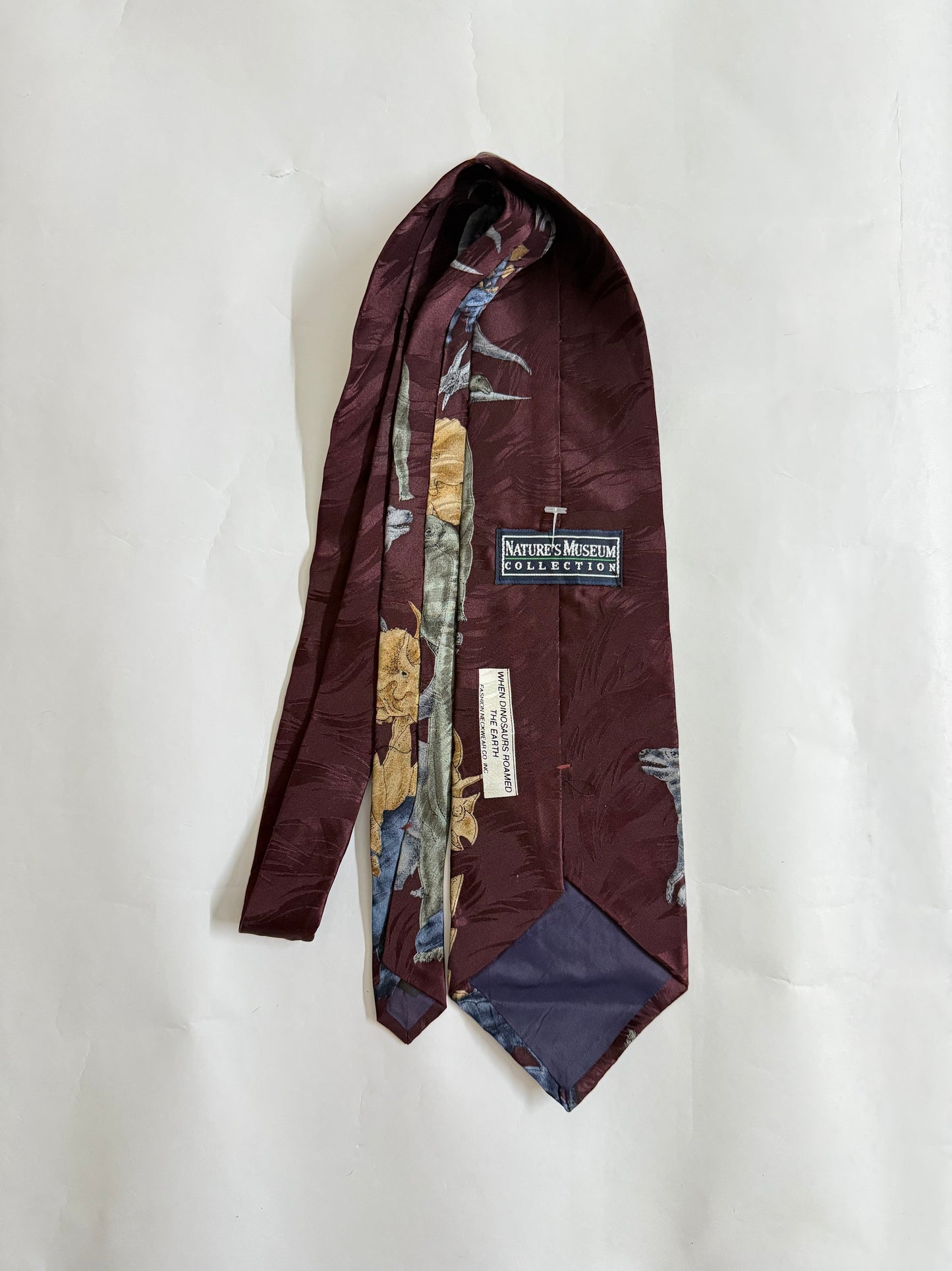 Nature’s Museum Vintage silk tie