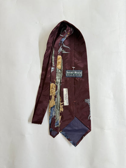 Nature’s Museum Vintage silk tie