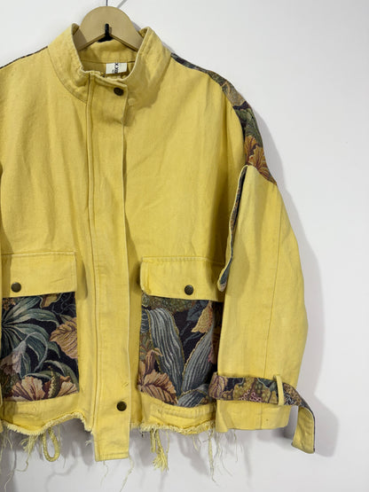 Customised tapestry patch Denim Jacket