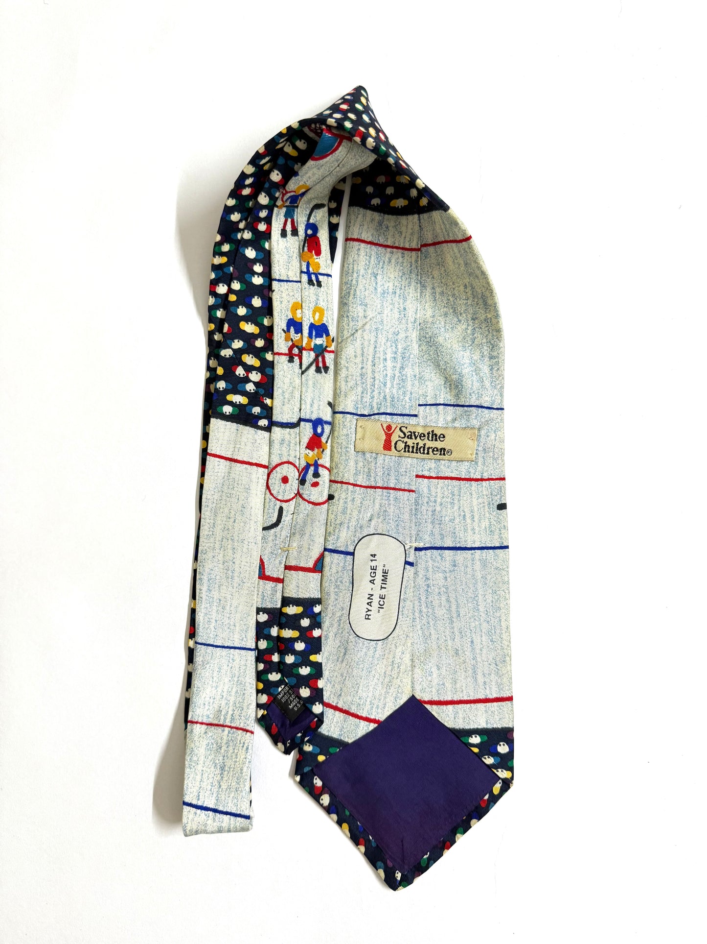 Save The Children Vintage Silk Tie
