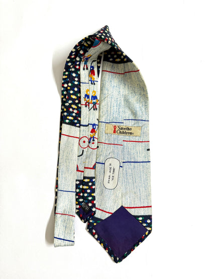 Save The Children Vintage Silk Tie