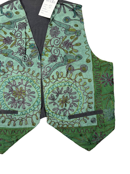 Thread embroidered Vest