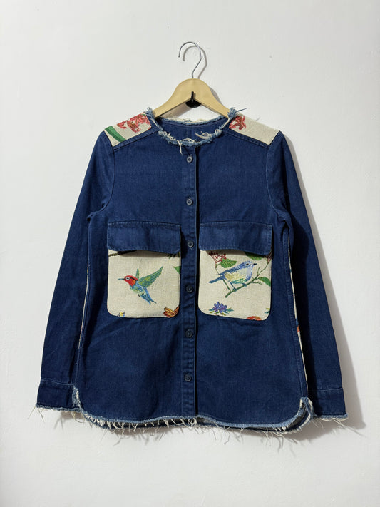 Customised tapestry patch  Denim Jacket
