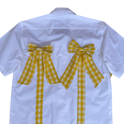 Yellow Bow 100% Women’s Cotton Shirt