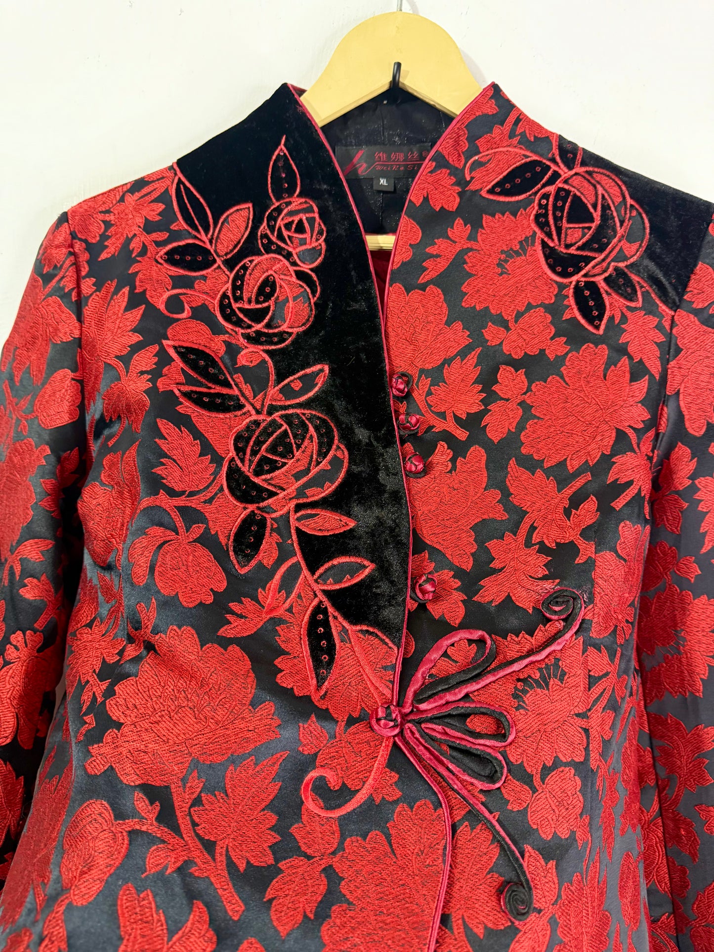 Velvet Embroidered Vintage Jacket