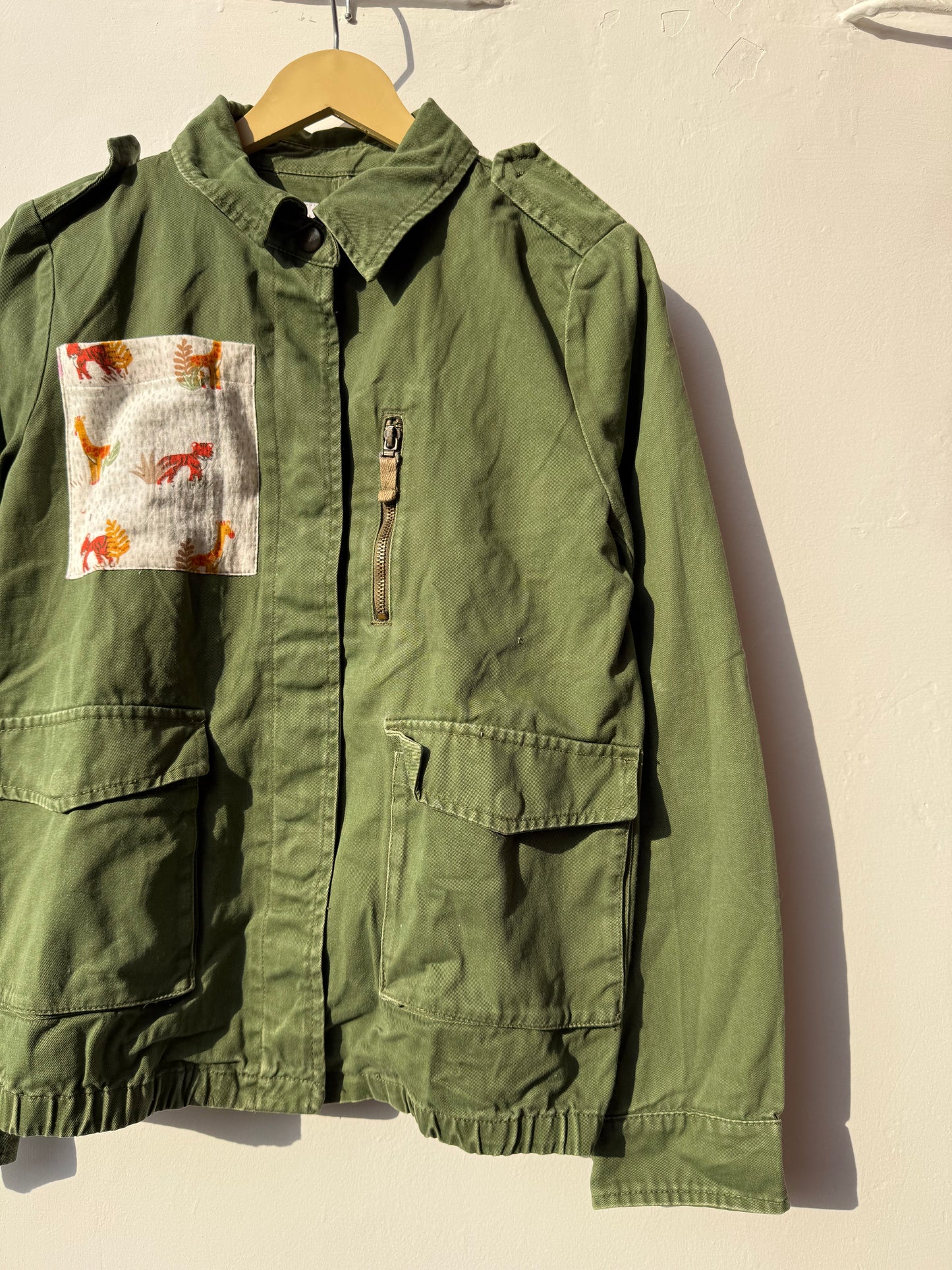 Customised patch Denim Jacket