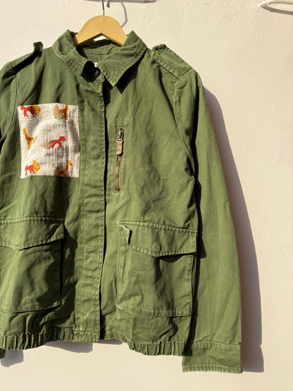 Customised patch Denim Jacket