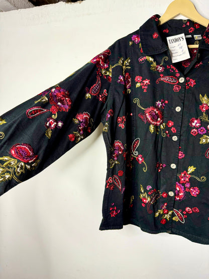 Chico’s Embroidered Jacket