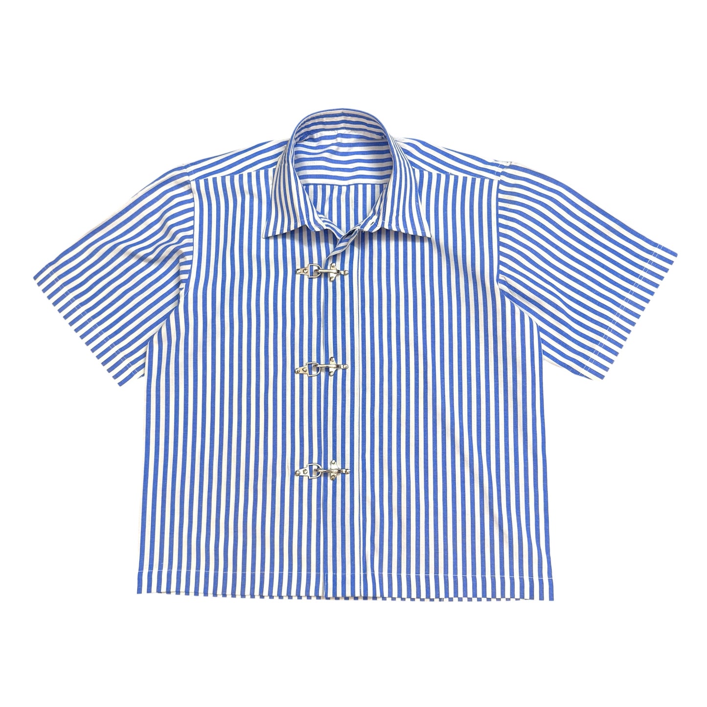 Fireman Clasp Blue 100% Cotton Shirt
