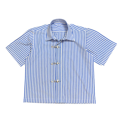 Fireman Clasp Blue 100% Cotton Shirt