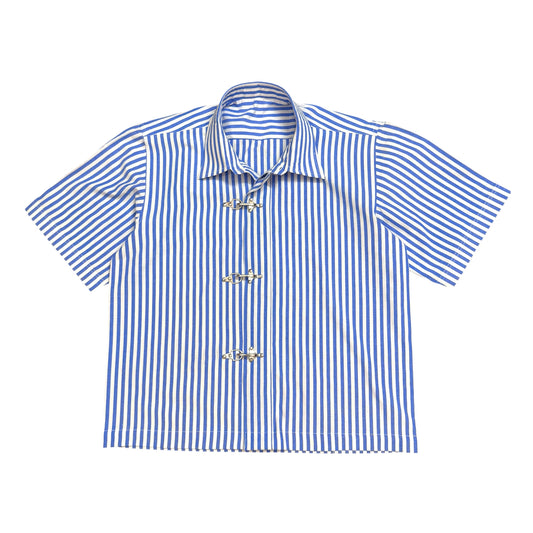 Fireman Clasp Blue 100% Cotton Shirt