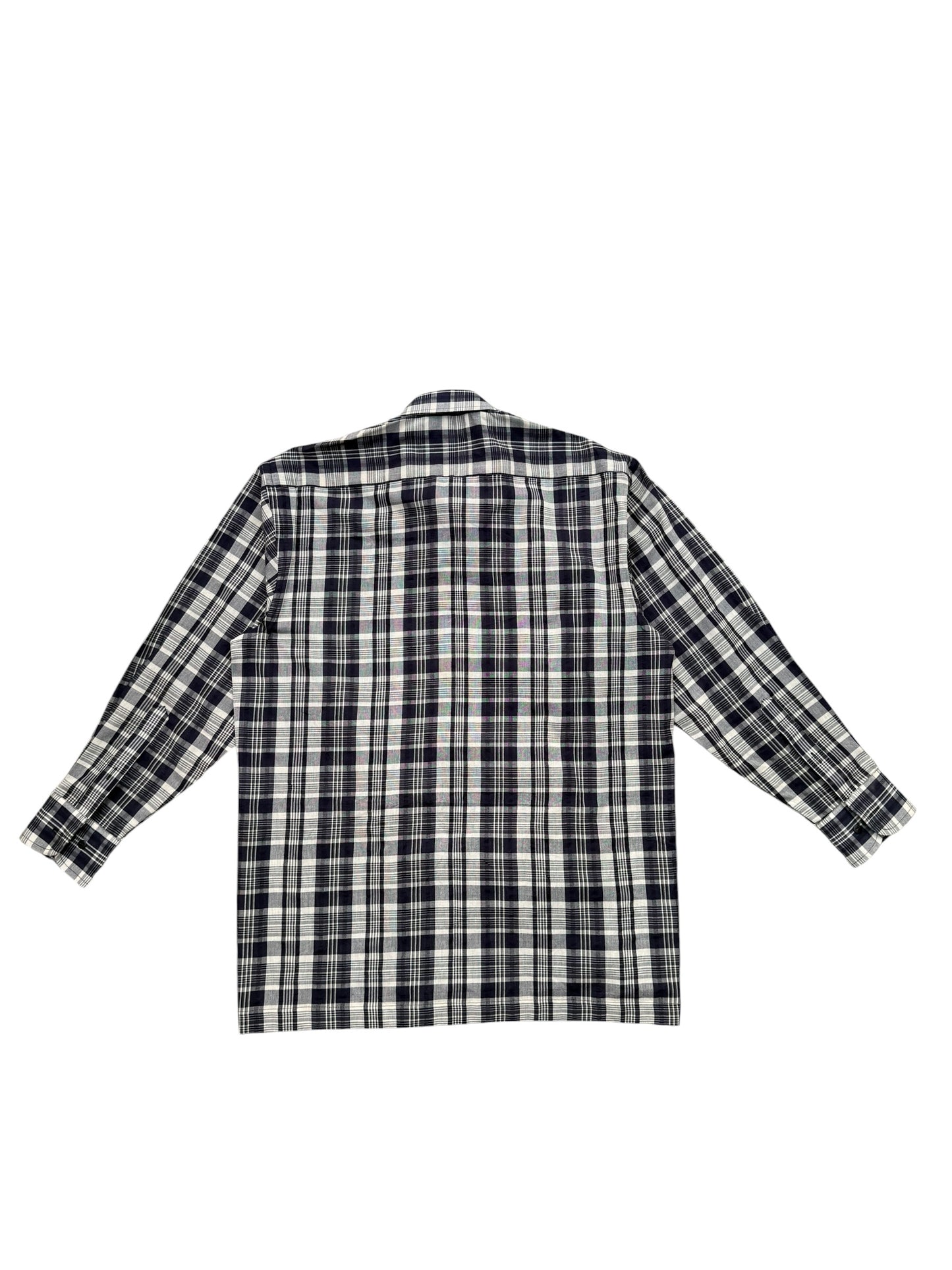 Cheongsam Black Check 100% Women’s Cotton Shirt