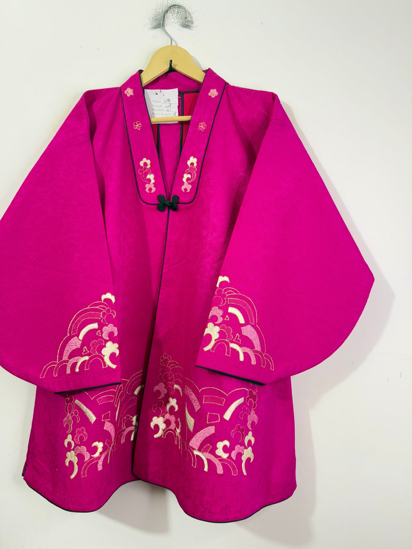 Japanese Silk Vintage Long Jacket