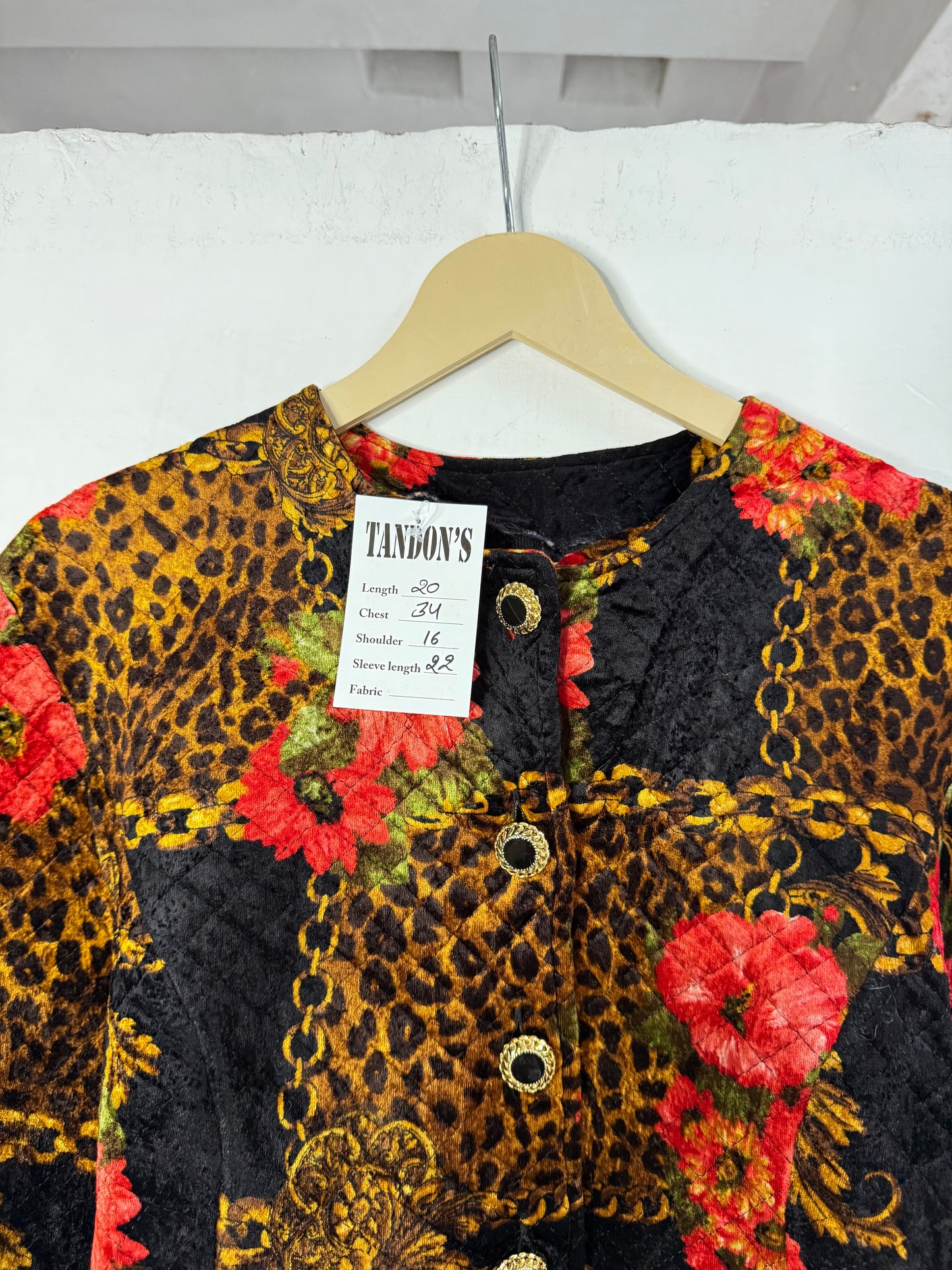 Quilted Velvet Jacket