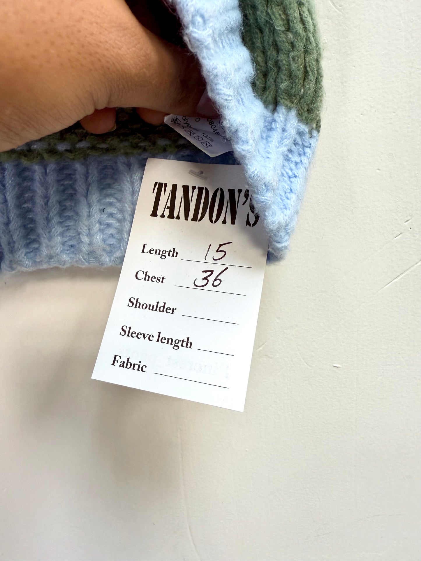 Shein Crop Woollen Sweater’s