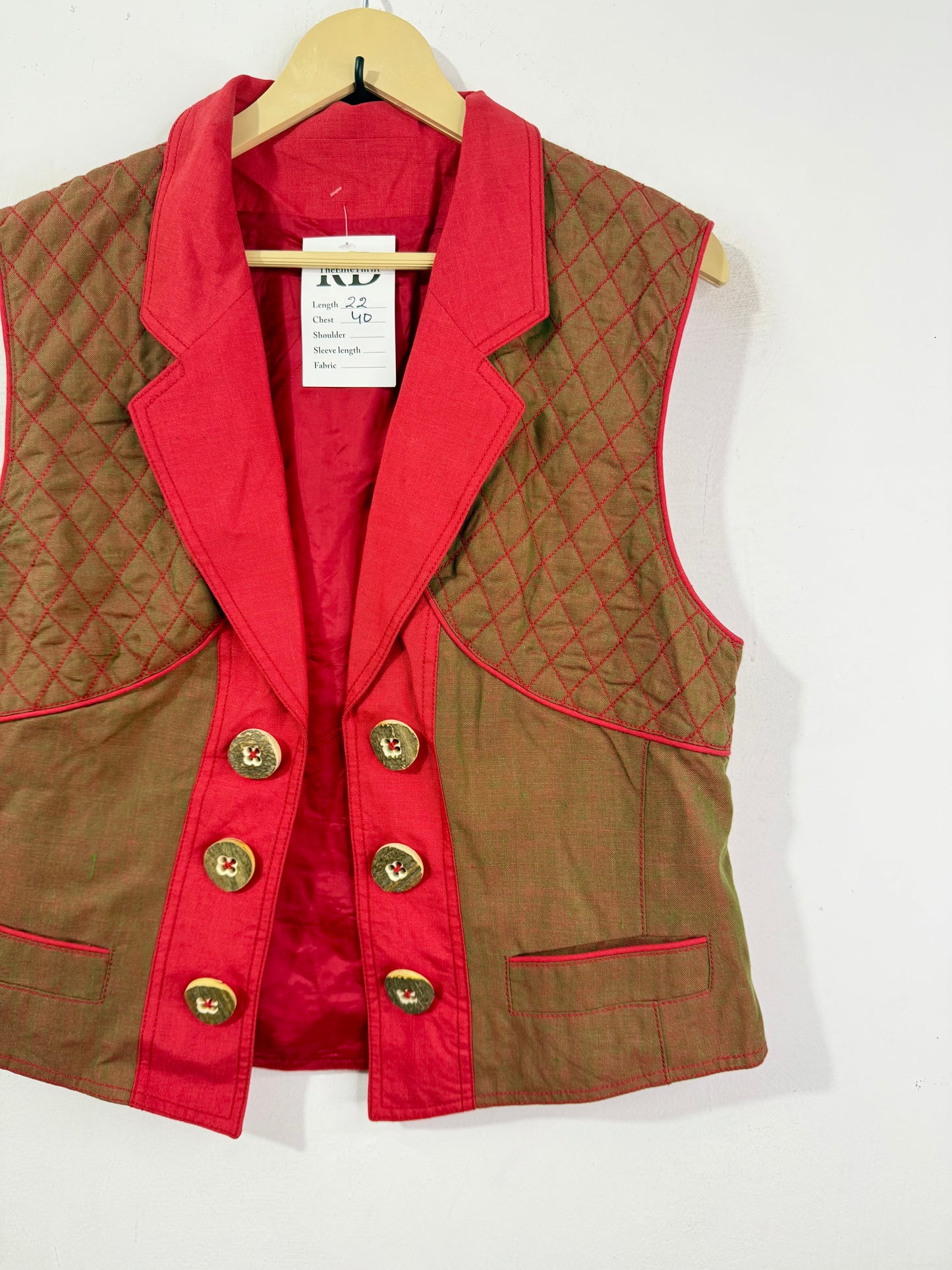 Cotton Vintage Vest