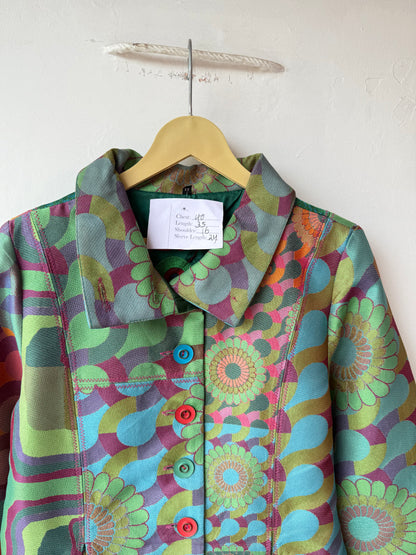 Jacquard Long vintage Jacket
