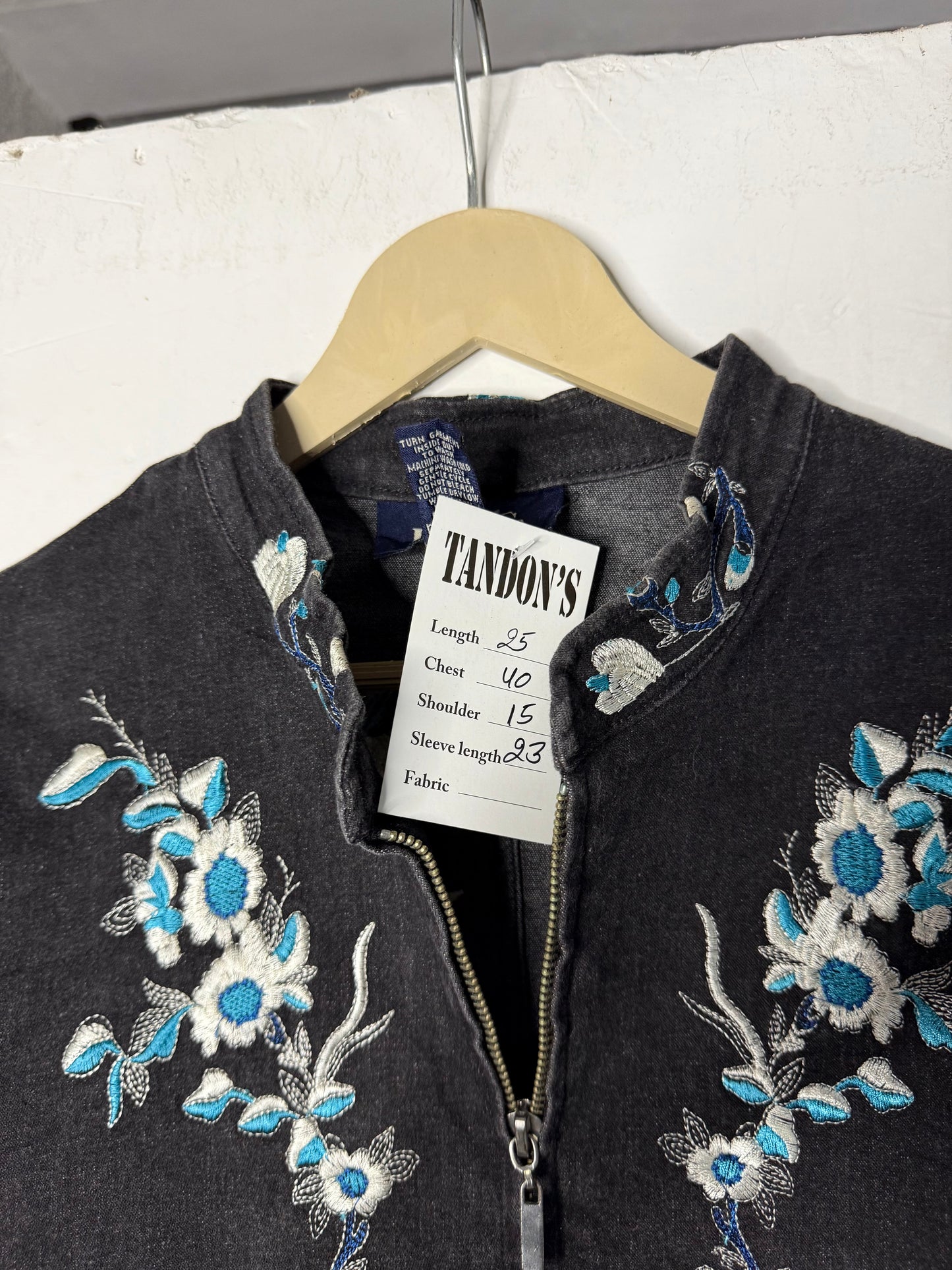 Denim & Co. Embroidered Jacket
