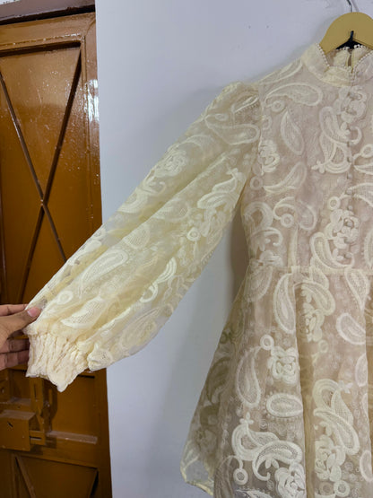 Embroidered net Vintage Jacket