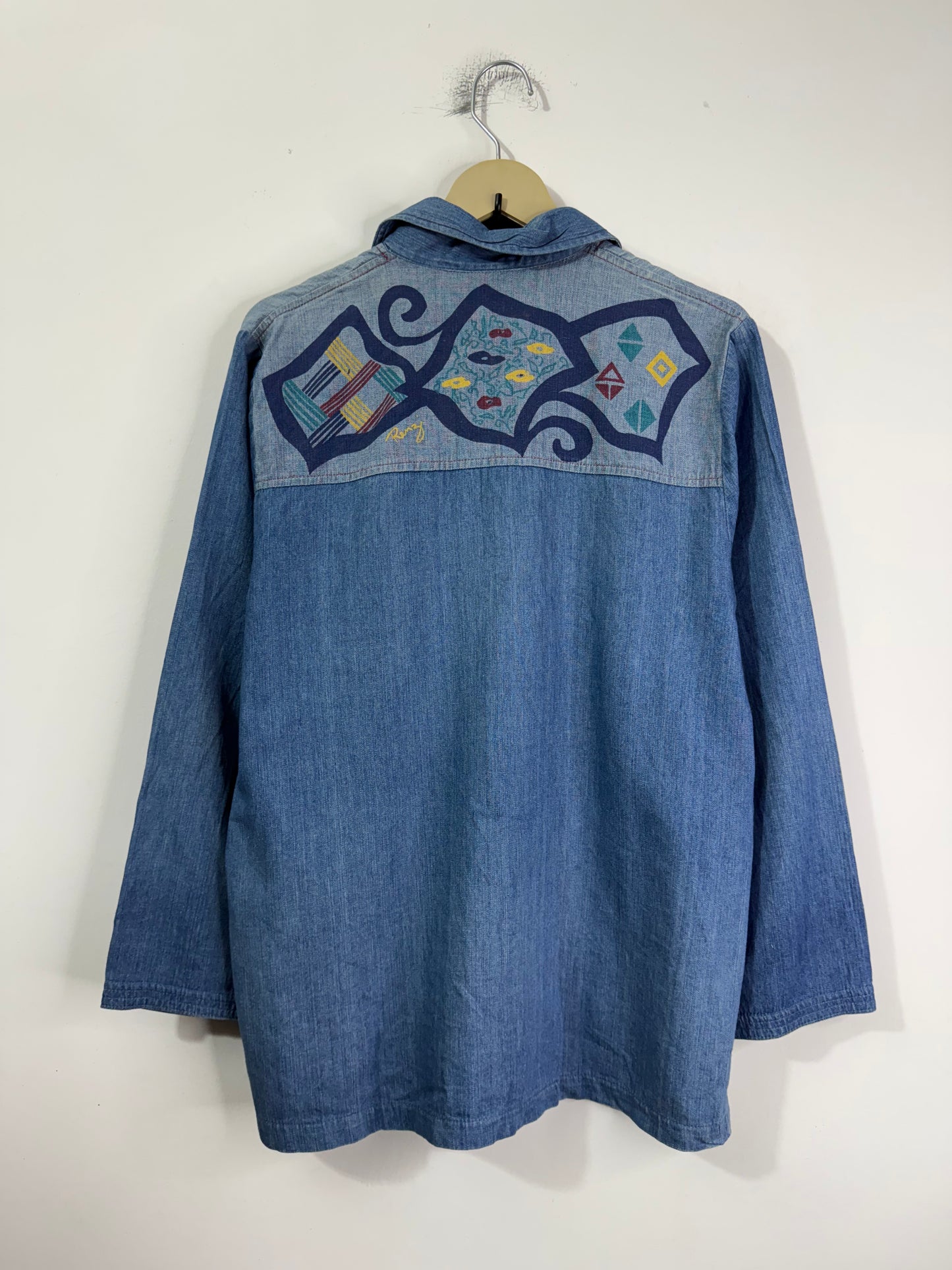 Renzi Embroidered Denim Shirt