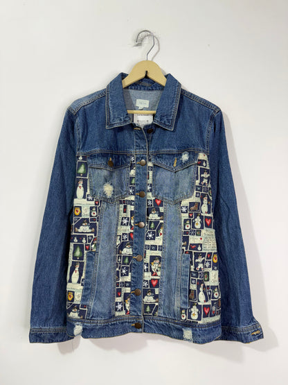 Customised patch Denim Jacket