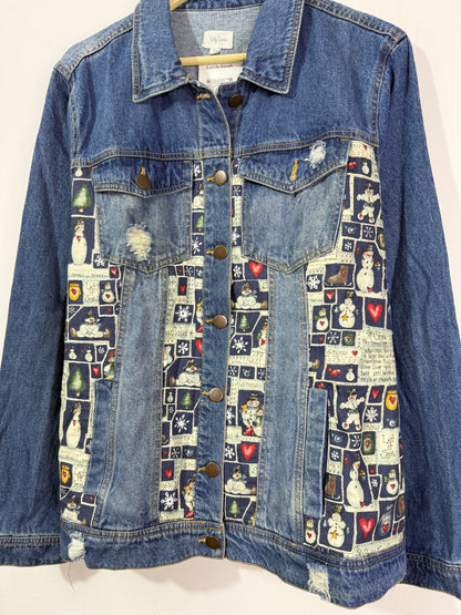 Customised patch Denim Jacket