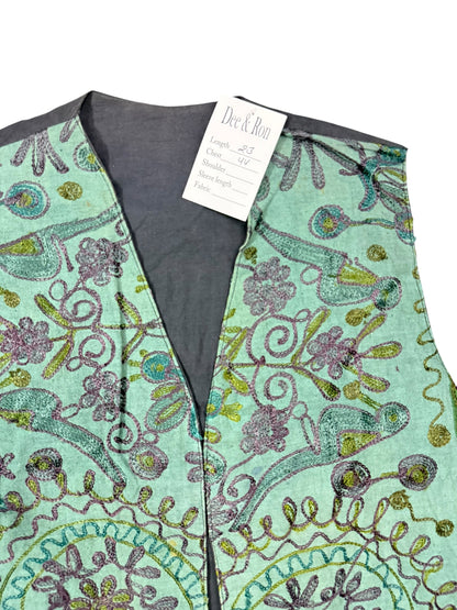 Thread embroidered Vest