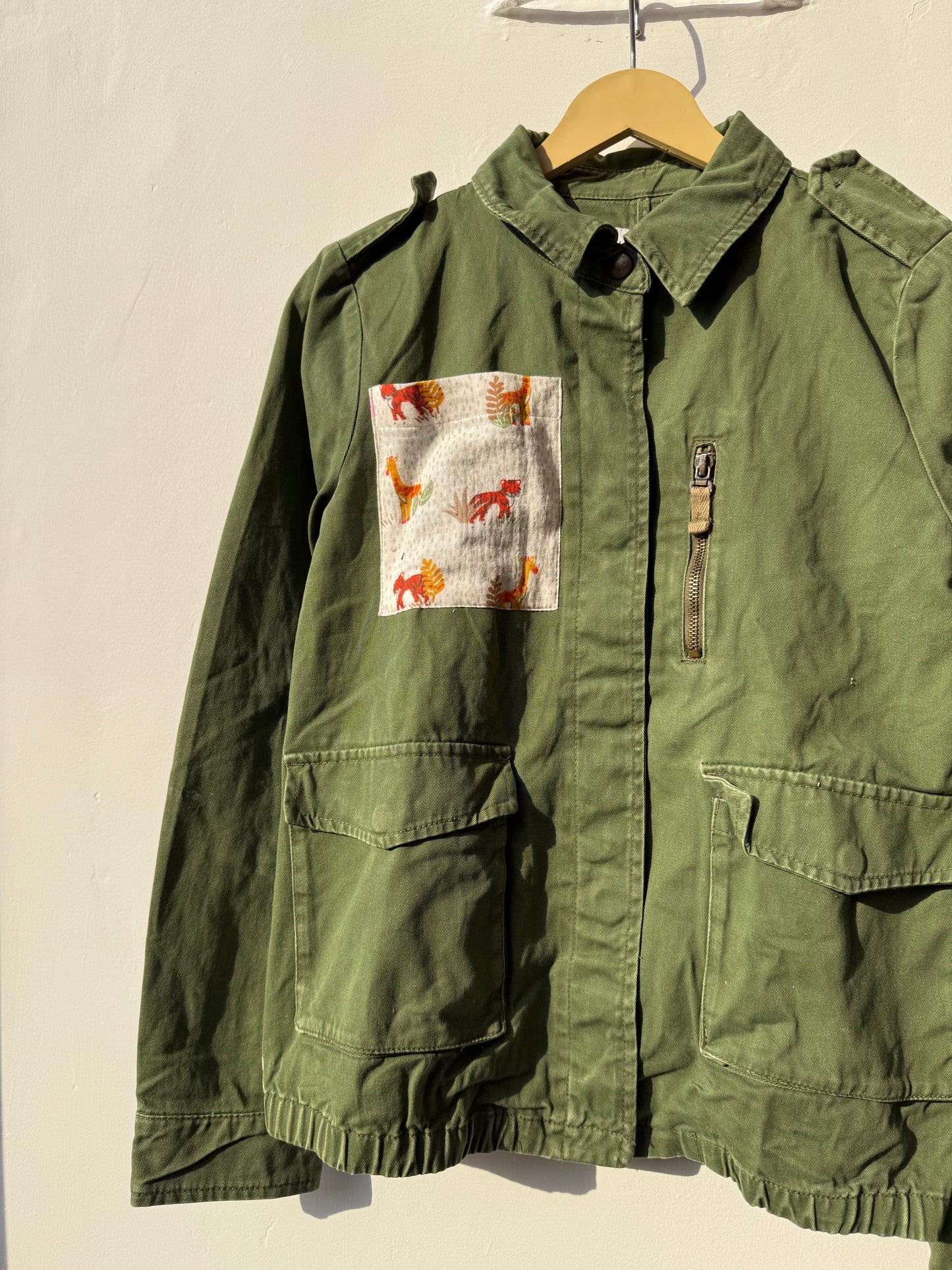Customised patch Denim Jacket