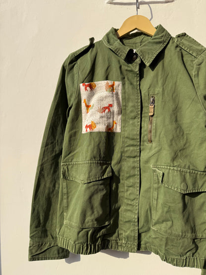 Customised patch Denim Jacket