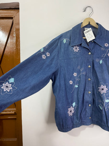 Alfred Benner Embroidered Denim Shirt