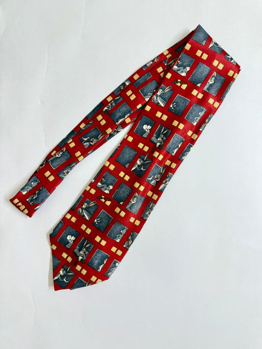 Looney Tunes Mania Vintage Silk Tie
