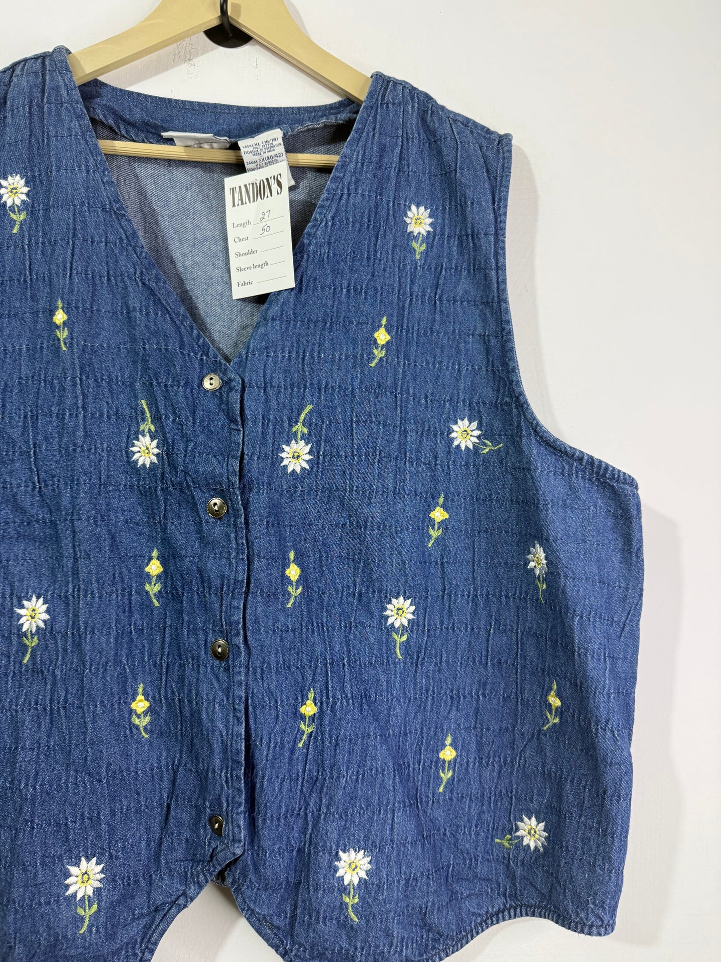Denim vest