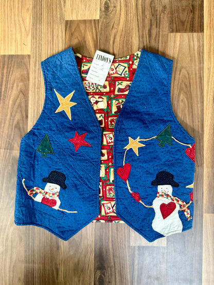 Christmas Embroidered vest