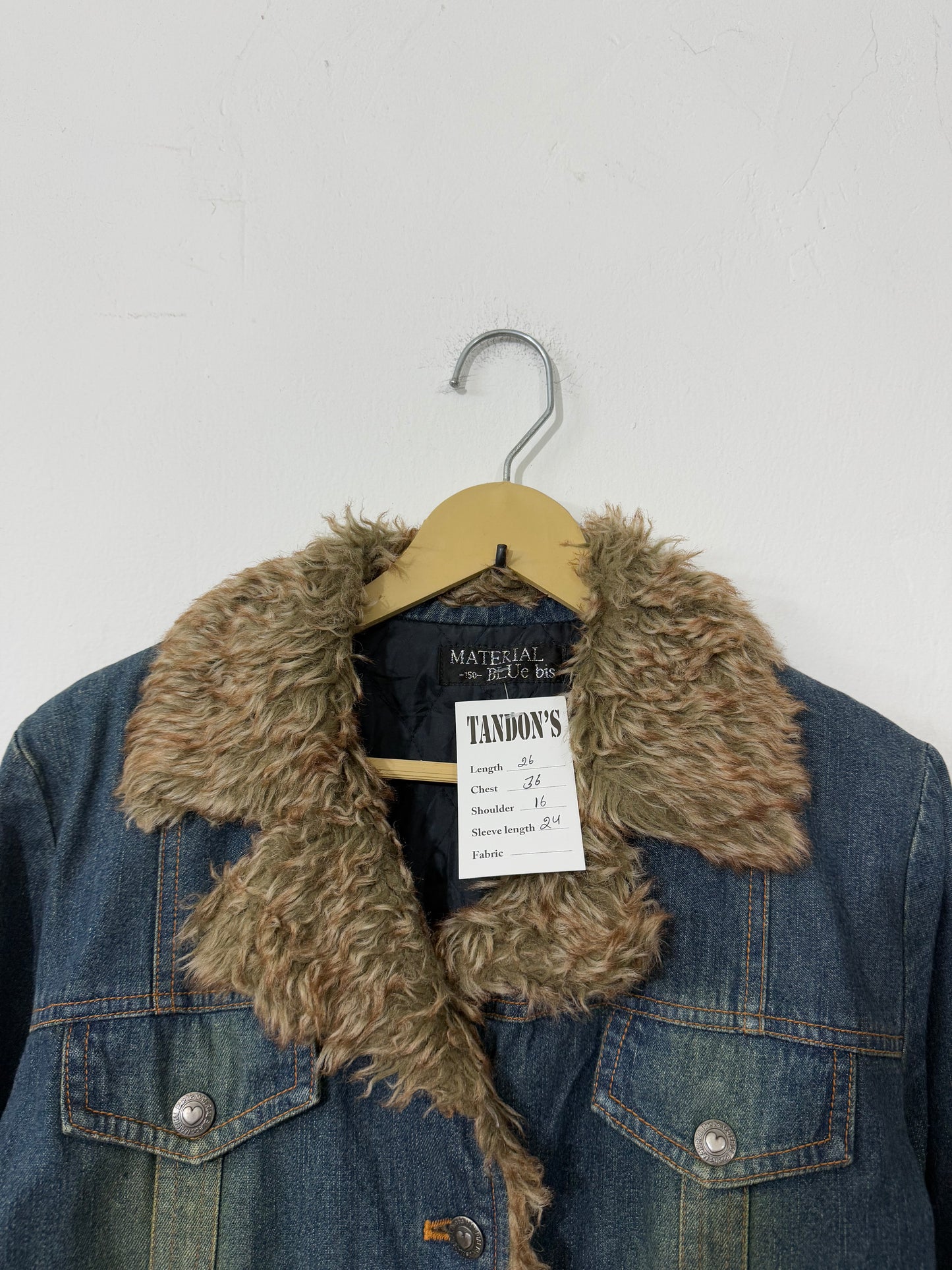 Material blue bis Denim Jacket
