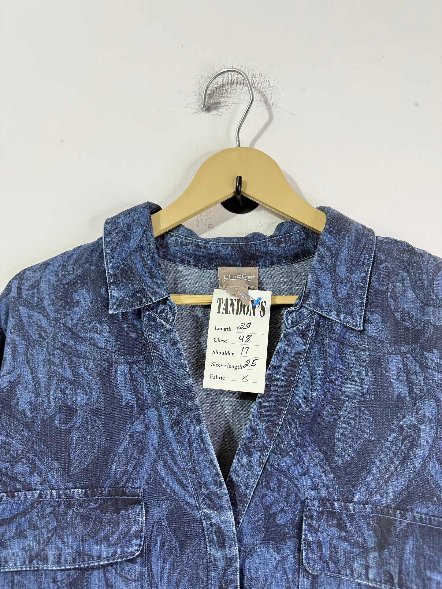 Silver Threads Denim Shirt
