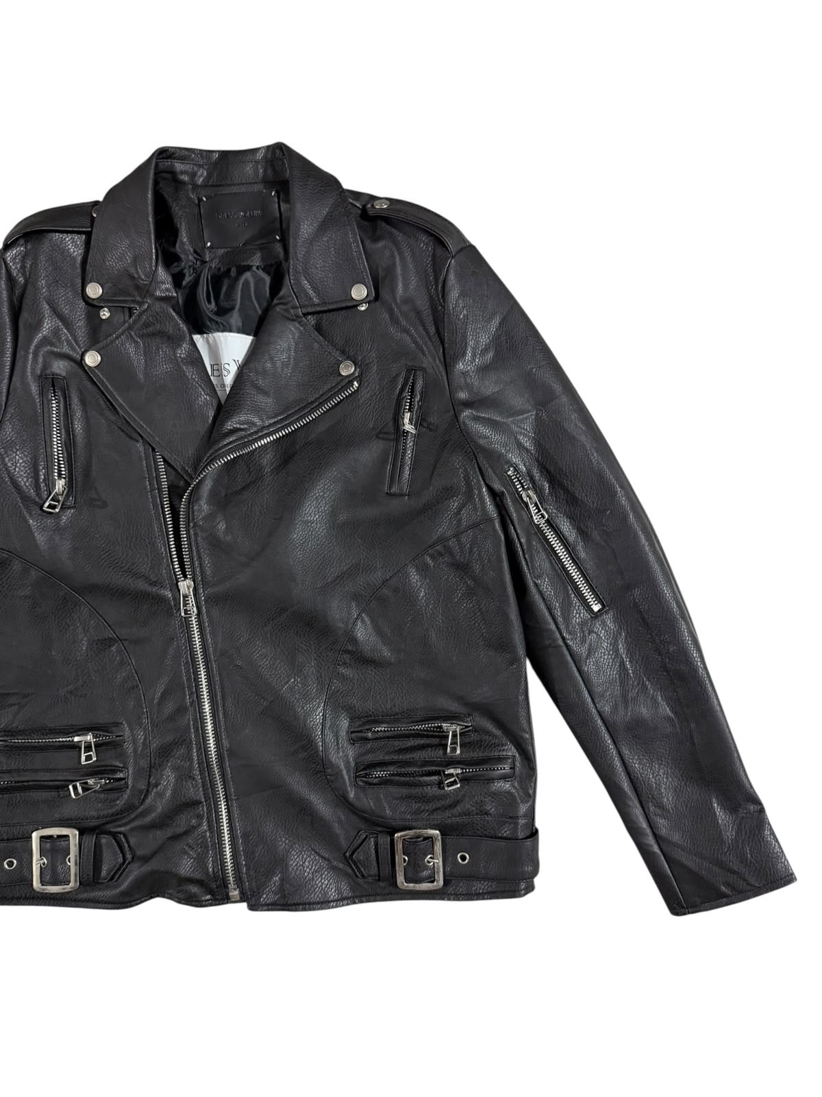 Dress Volume Leather Jacket