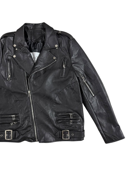 Dress Volume Leather Jacket