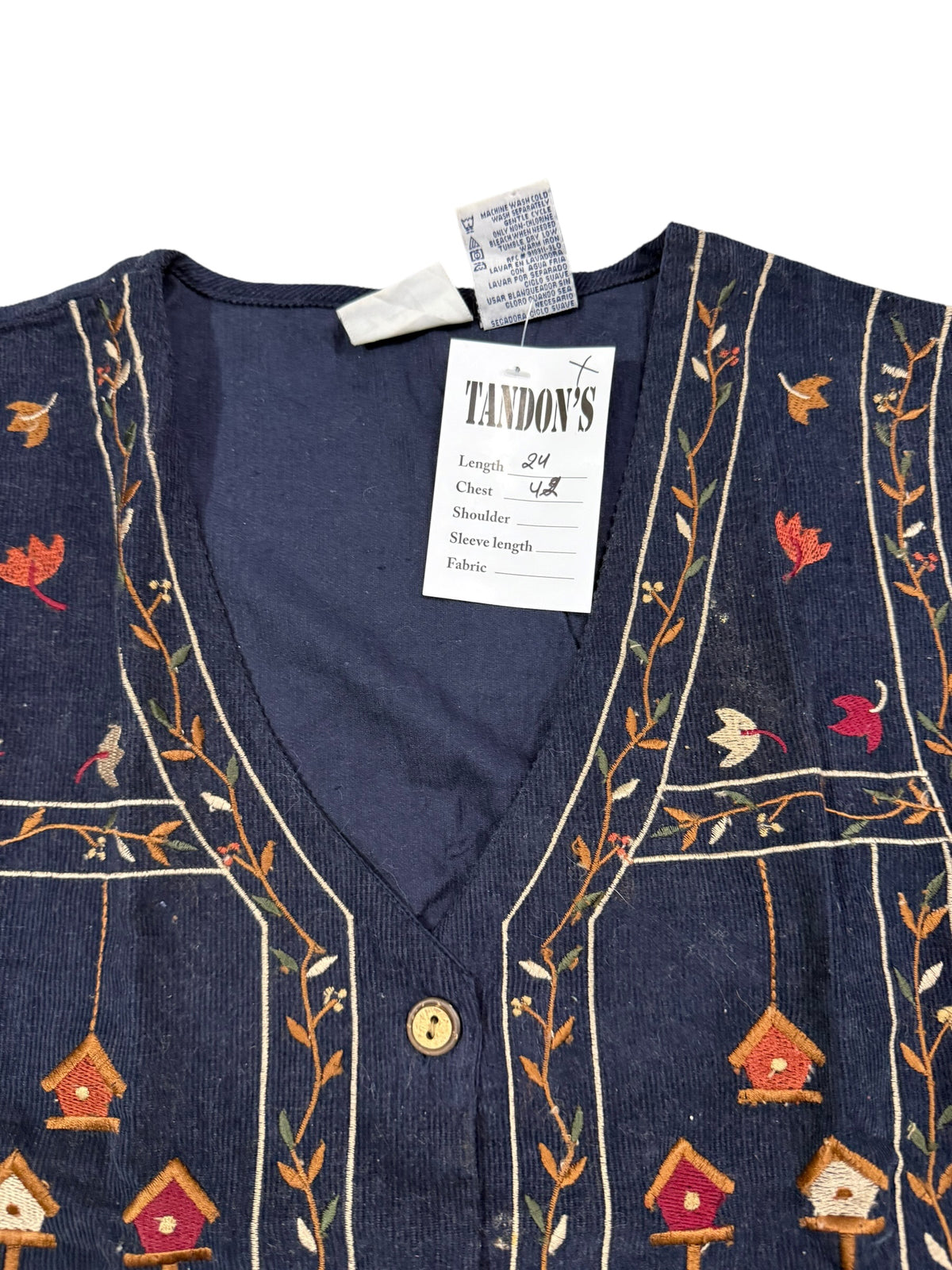 Embroidered Vest